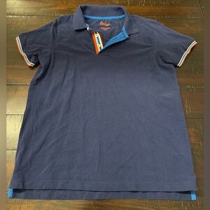 BODEN Boys Pique Polo Shirt, Size: 13-14yrs 164cm, Color: Navy